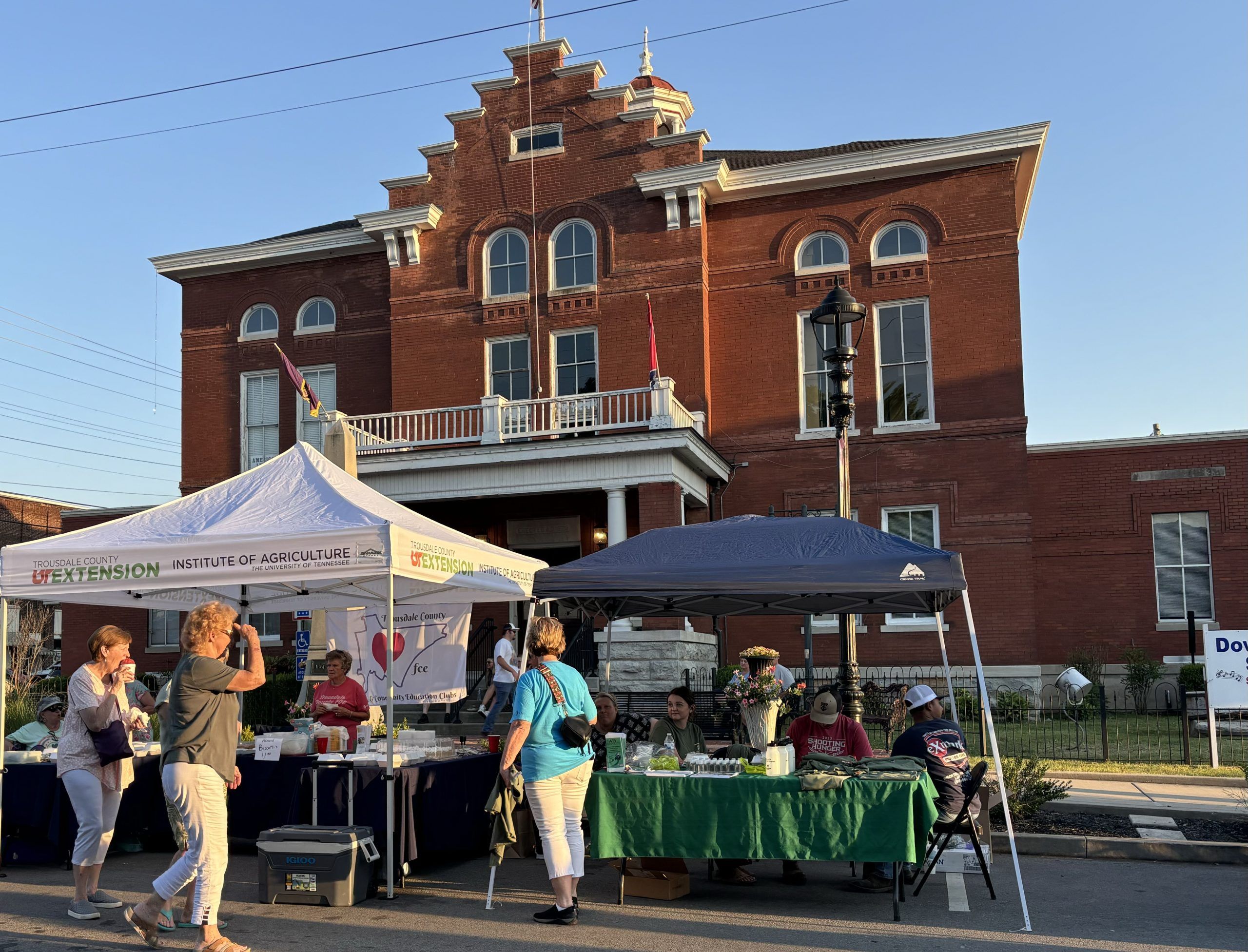 Vendors at the Downtown Sound